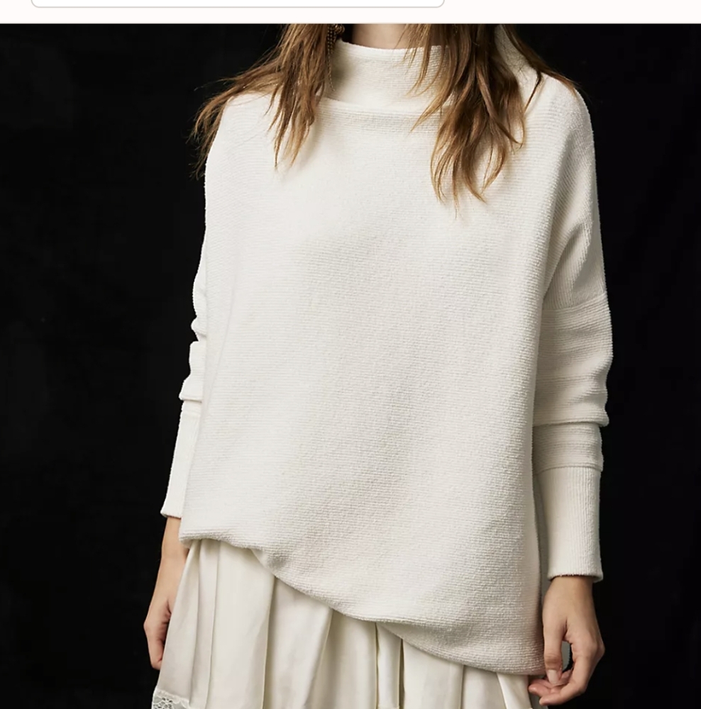 Free People Slouchy Ottoman Tunic Sweater